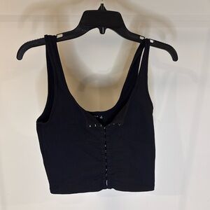 Ribbed Abercrombie crop tank